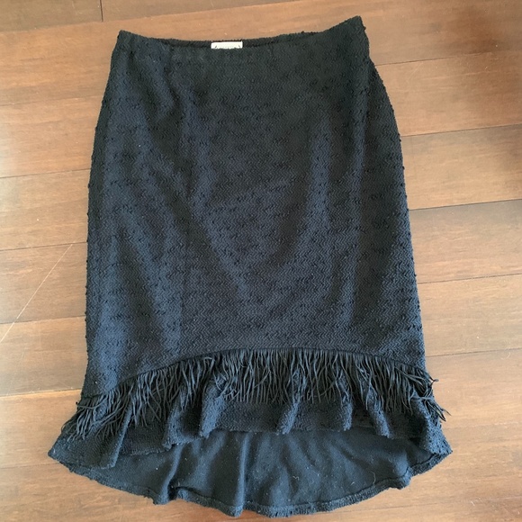 Nanette Lepore Dresses & Skirts - NANNETE LAPORE Black Boucle Skirt